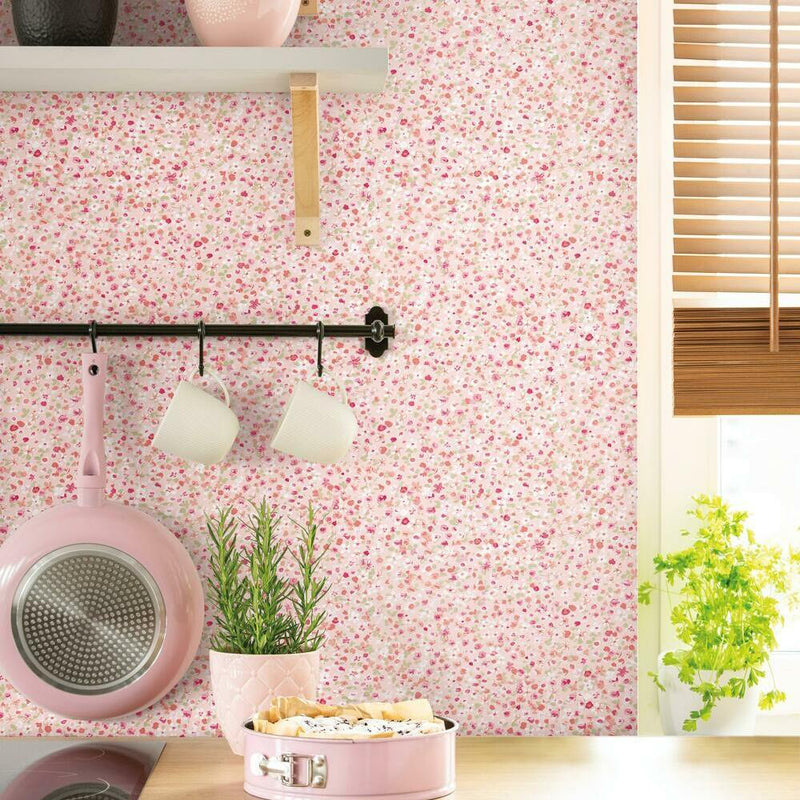 Petite Floral Peel and Stick Wallpaper Peel and Stick Wallpaper RoomMates   