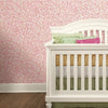 Petite Floral Peel and Stick Wallpaper Peel and Stick Wallpaper RoomMates   