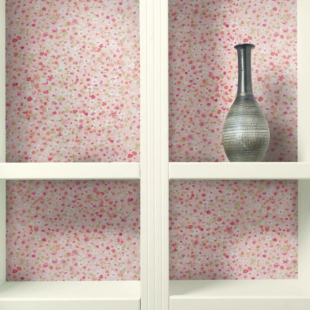 Petite Floral Peel and Stick Wallpaper Peel and Stick Wallpaper RoomMates   