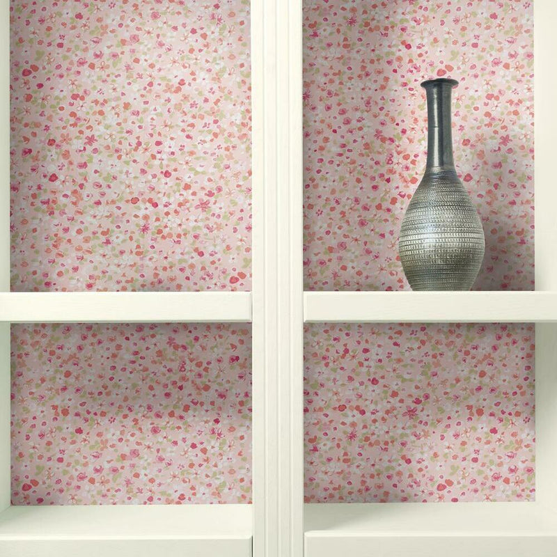 Petite Floral Peel and Stick Wallpaper Peel and Stick Wallpaper RoomMates   