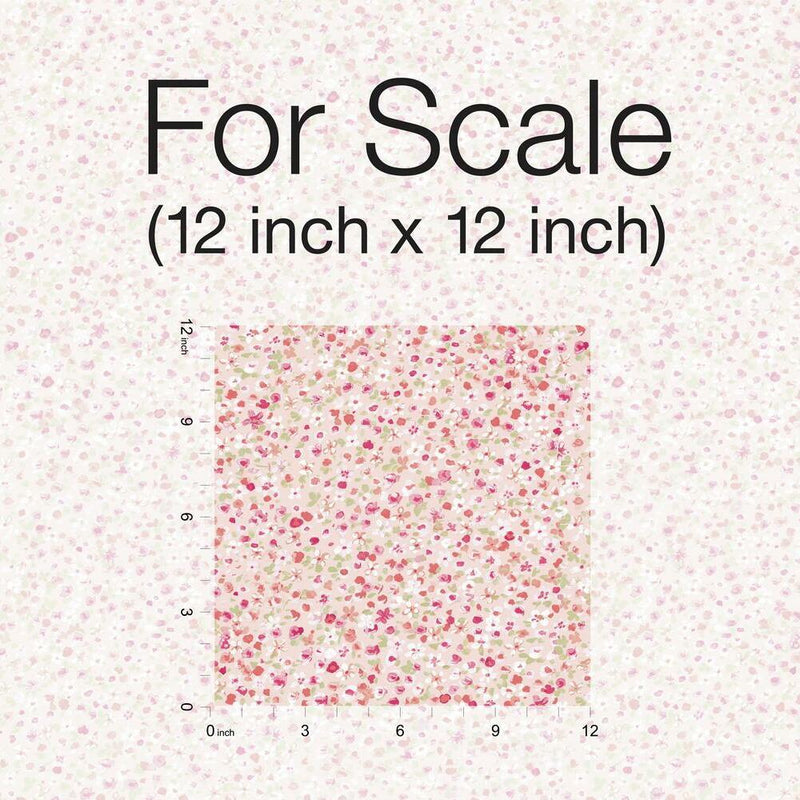Petite Floral Peel and Stick Wallpaper Peel and Stick Wallpaper RoomMates   