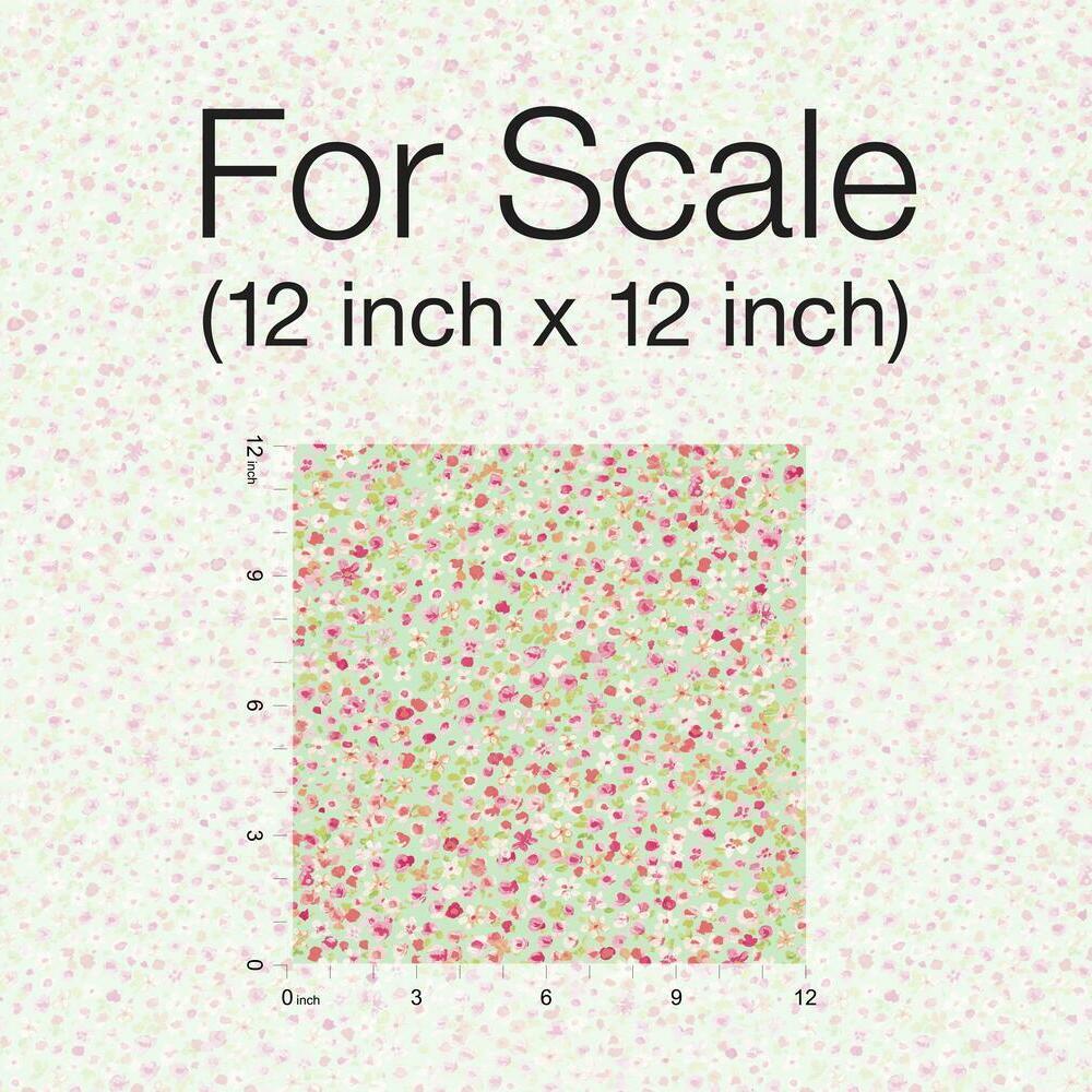 Petite Floral Peel and Stick Wallpaper Peel and Stick Wallpaper RoomMates   