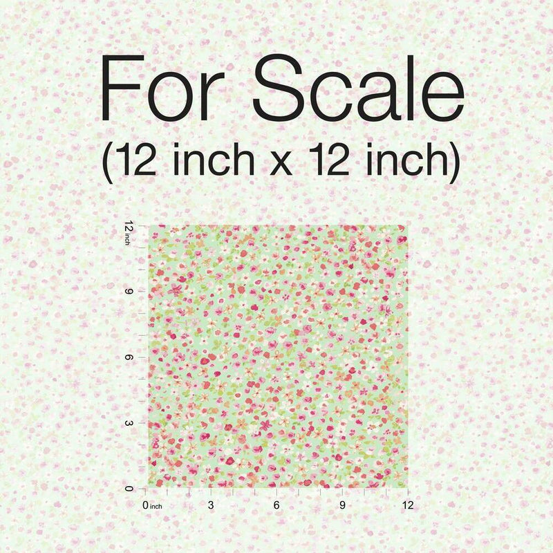 Petite Floral Peel and Stick Wallpaper Peel and Stick Wallpaper RoomMates   