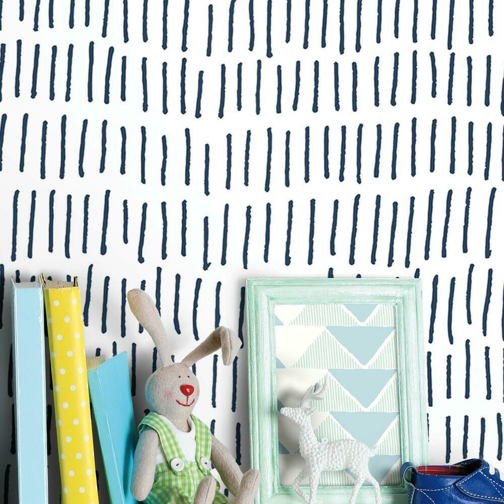 Tick Mark Peel and Stick Wallpaper Peel and Stick Wallpaper RoomMates   