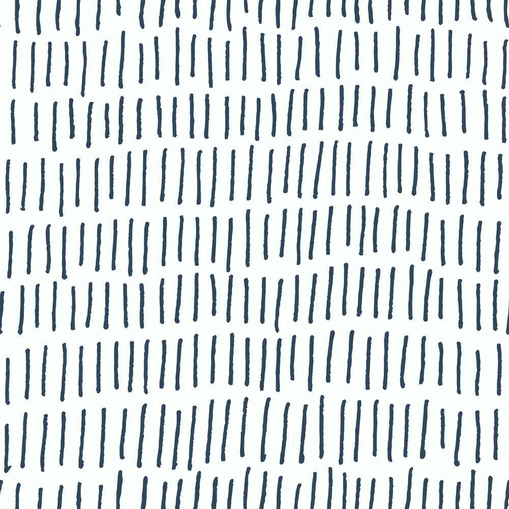 Tick Mark Peel and Stick Wallpaper Peel and Stick Wallpaper RoomMates Roll Blue 