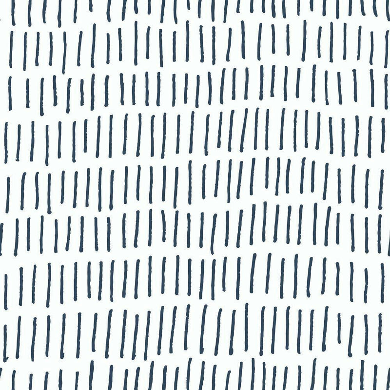 Tick Mark Peel and Stick Wallpaper Peel and Stick Wallpaper RoomMates Roll Blue 