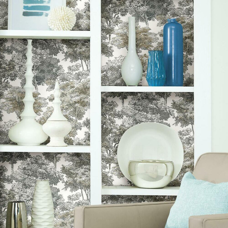 Old World Trees Peel and Stick Wallpaper Peel and Stick Wallpaper RoomMates   