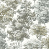 Old World Trees Peel and Stick Wallpaper Peel and Stick Wallpaper RoomMates Roll Grey 