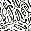 Curly Strokes Peel and Stick Wallpaper Peel and Stick Wallpaper RoomMates Roll Black 