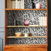 Curly Strokes Peel and Stick Wallpaper Peel and Stick Wallpaper RoomMates   