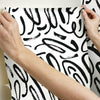 Curly Strokes Peel and Stick Wallpaper Peel and Stick Wallpaper RoomMates   
