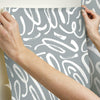 Curly Strokes Peel and Stick Wallpaper Peel and Stick Wallpaper RoomMates   