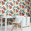 Poppy Floral Peel and Stick Wallpaper Peel and Stick Wallpaper RoomMates   