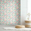 Poppy Floral Peel and Stick Wallpaper Peel and Stick Wallpaper RoomMates   