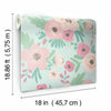 Poppy Floral Peel and Stick Wallpaper Peel and Stick Wallpaper RoomMates   