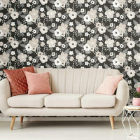 Poppy Floral Peel and Stick Wallpaper Peel and Stick Wallpaper RoomMates   