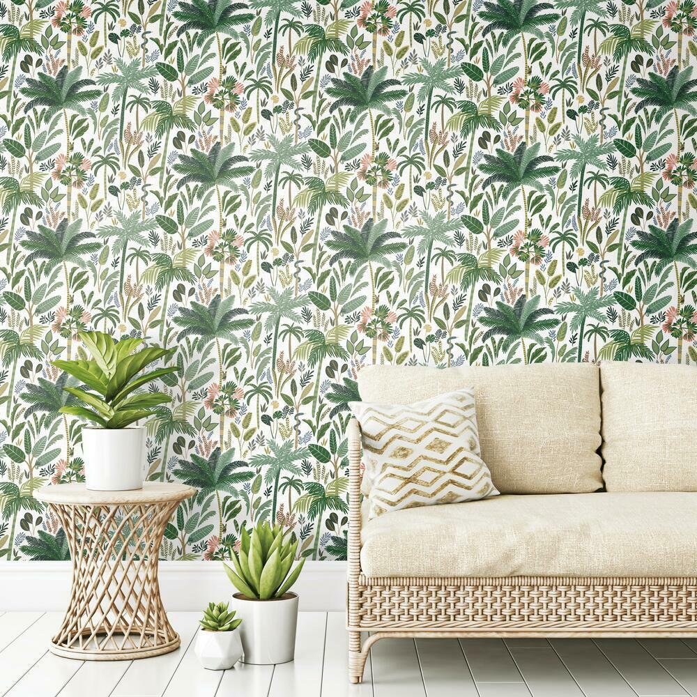 Tropical Eden Peel and Stick Wallpaper Peel and Stick Wallpaper RoomMates   