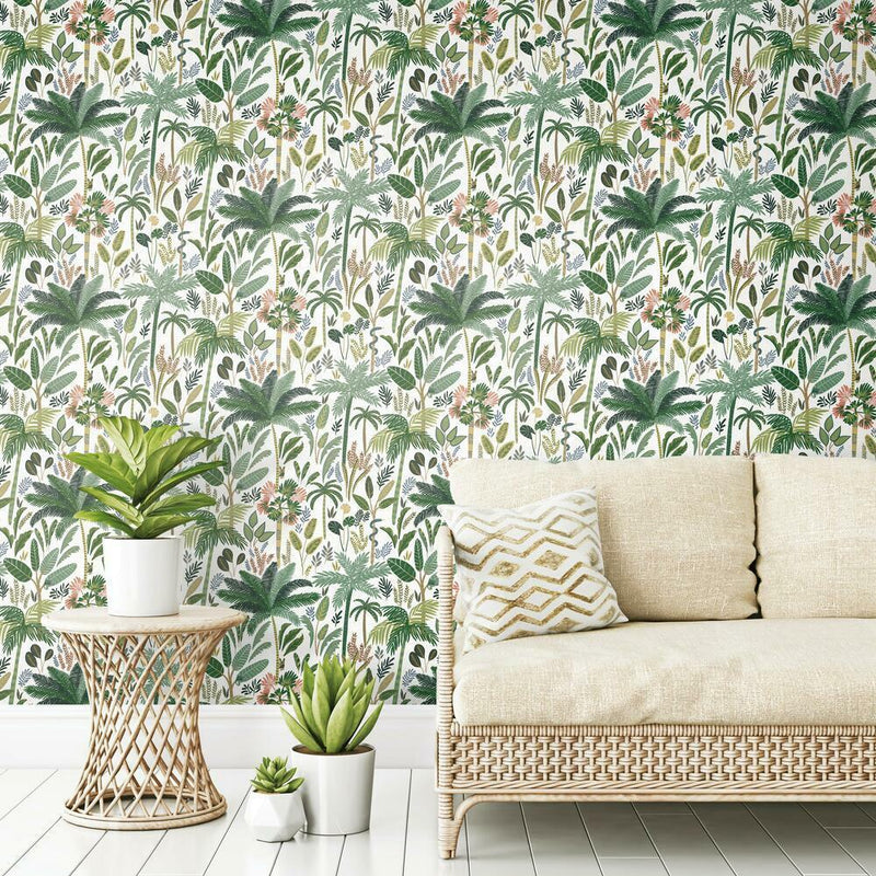 Tropical Eden Peel and Stick Wallpaper Peel and Stick Wallpaper RoomMates   