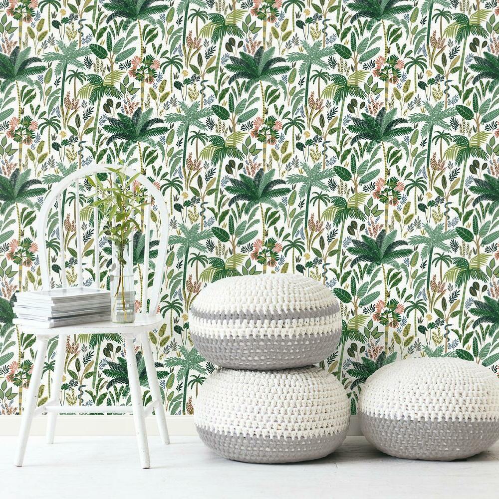 Tropical Eden Peel and Stick Wallpaper Peel and Stick Wallpaper RoomMates   