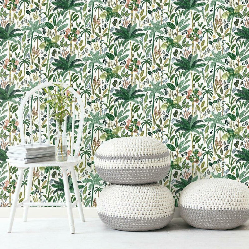 Tropical Eden Peel and Stick Wallpaper Peel and Stick Wallpaper RoomMates   