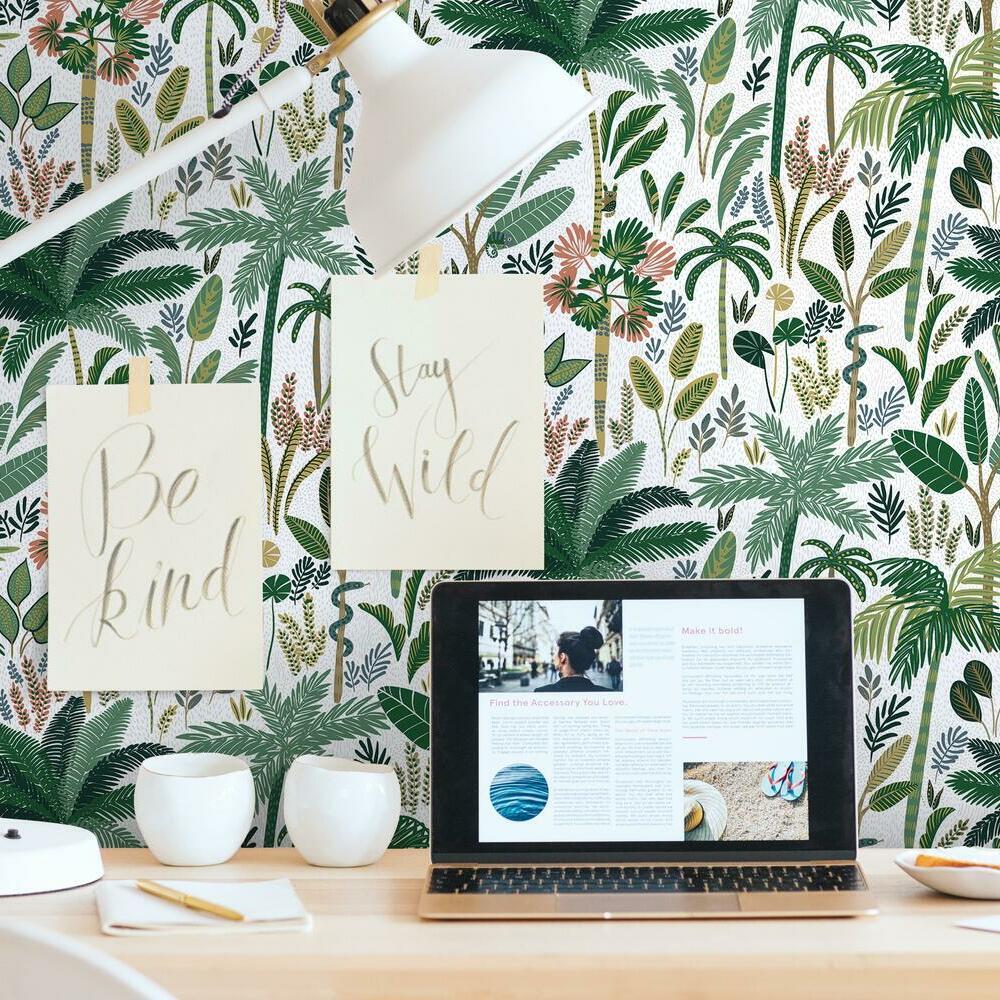 Tropical Eden Peel and Stick Wallpaper Peel and Stick Wallpaper RoomMates   