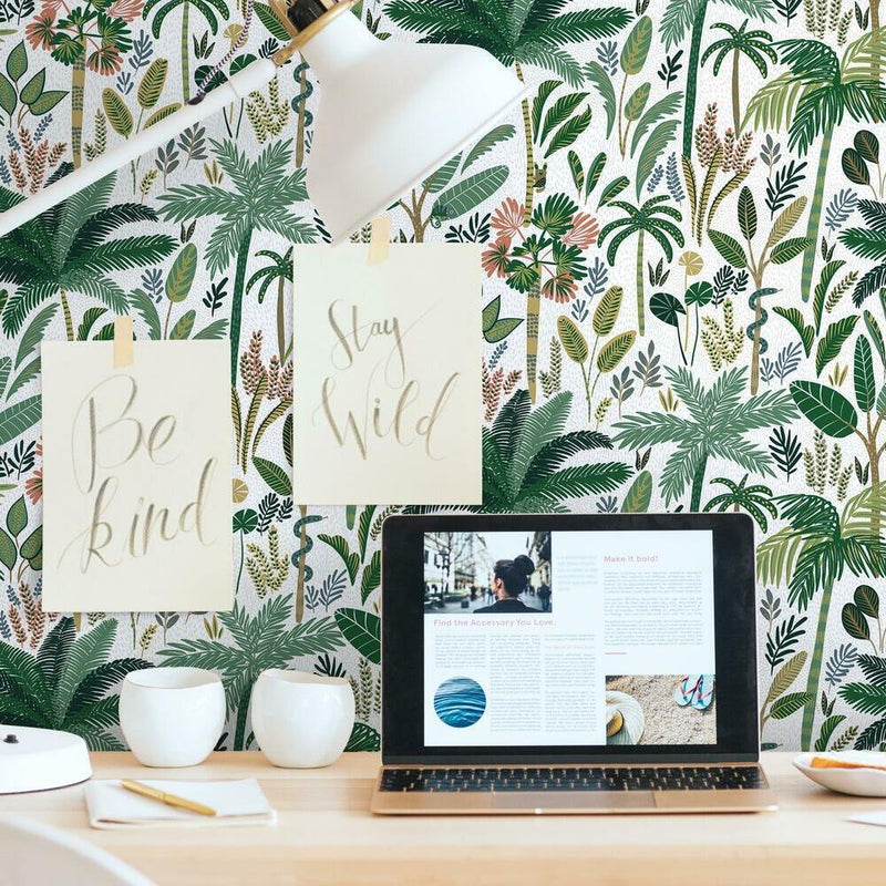 Tropical Eden Peel and Stick Wallpaper Peel and Stick Wallpaper RoomMates   