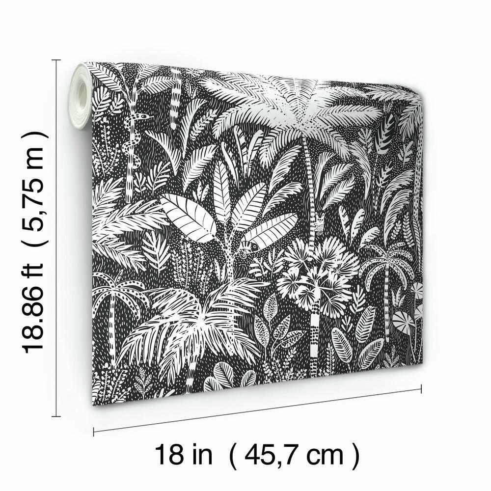 Tropical Eden Peel and Stick Wallpaper Peel and Stick Wallpaper RoomMates   