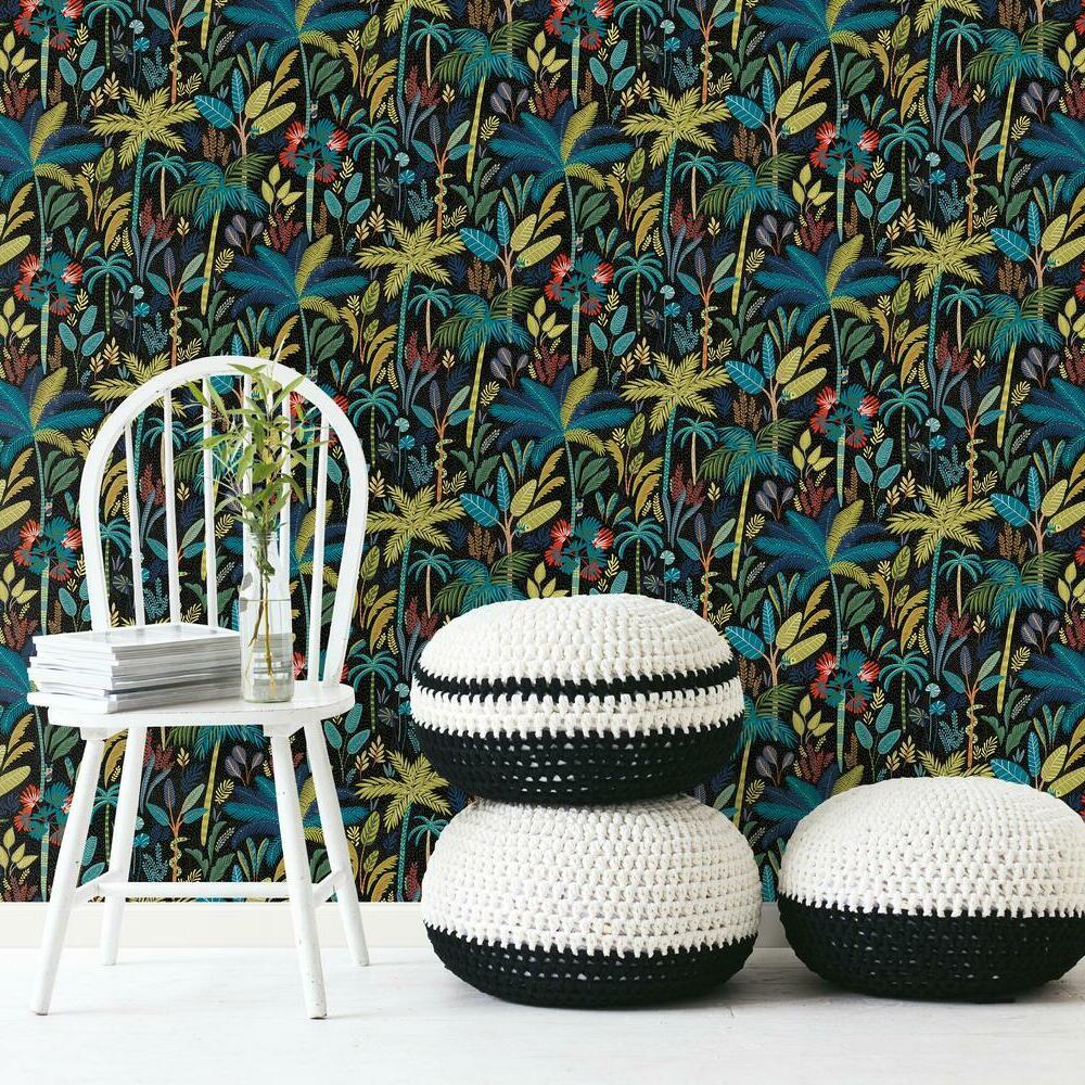 Tropical Eden Peel and Stick Wallpaper Peel and Stick Wallpaper RoomMates   