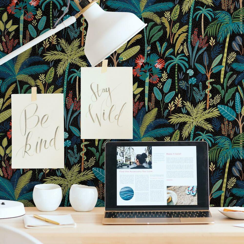 Tropical Eden Peel and Stick Wallpaper Peel and Stick Wallpaper RoomMates   