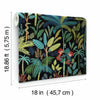 Tropical Eden Peel and Stick Wallpaper Peel and Stick Wallpaper RoomMates   