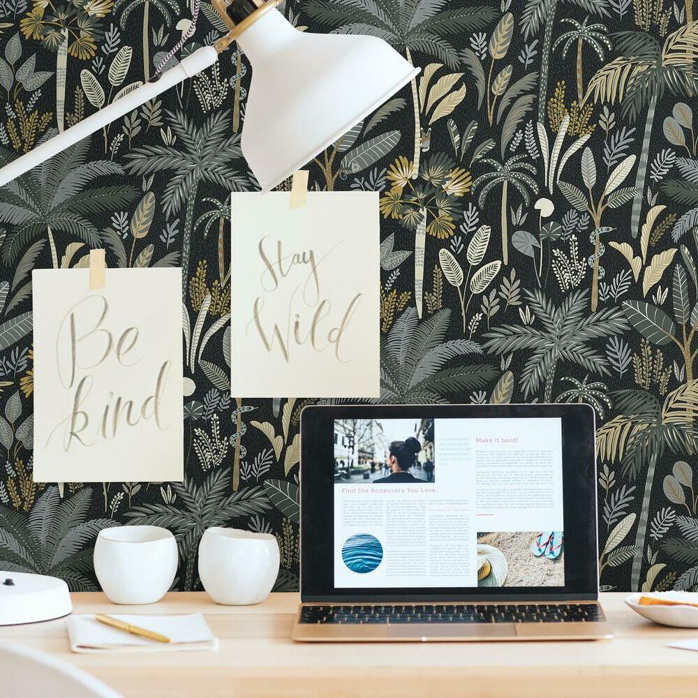 Tropical Eden Peel and Stick Wallpaper Peel and Stick Wallpaper RoomMates   