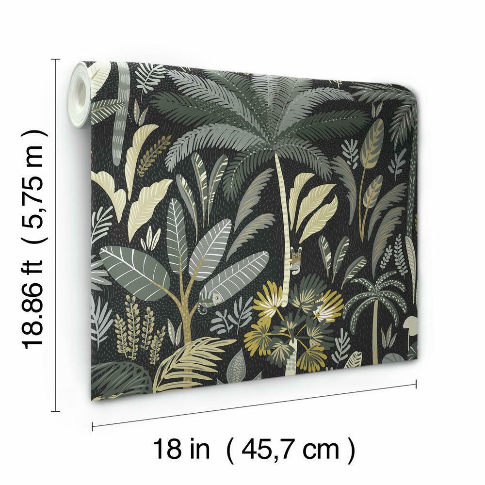 Tropical Eden Peel and Stick Wallpaper Peel and Stick Wallpaper RoomMates   