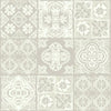 Marrakesh Tile Peel and Stick Wallpaper Peel and Stick Wallpaper RoomMates Sample Tan 