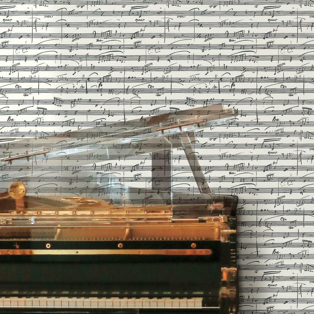 Melody Peel and Stick Wallpaper Peel and Stick Wallpaper RoomMates   