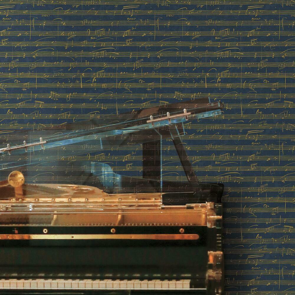 Melody Peel and Stick Wallpaper Peel and Stick Wallpaper RoomMates   