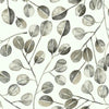 Cat Coquillette Eucalyptus Peel & Stick Wallpaper Peel and Stick Wallpaper RoomMates Roll Dark Gray 