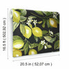 Lemon Zest Peel and Stick Wallpaper Peel and Stick Wallpaper RoomMates   