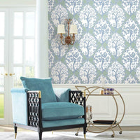 Tree and Vine Ogee Peel and Stick Wallpaper Peel and Stick Wallpaper RoomMates   
