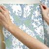 Tree and Vine Ogee Peel and Stick Wallpaper Peel and Stick Wallpaper RoomMates   