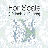 Tree and Vine Ogee Peel and Stick Wallpaper Peel and Stick Wallpaper RoomMates   