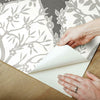 Tree and Vine Ogee Peel and Stick Wallpaper Peel and Stick Wallpaper RoomMates   