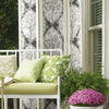 Tree and Vine Ogee Peel and Stick Wallpaper Peel and Stick Wallpaper RoomMates   