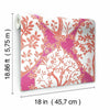 Tree and Vine Ogee Peel and Stick Wallpaper Peel and Stick Wallpaper RoomMates   