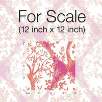 Tree and Vine Ogee Peel and Stick Wallpaper Peel and Stick Wallpaper RoomMates   