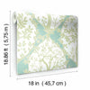 Tree and Vine Ogee Peel and Stick Wallpaper Peel and Stick Wallpaper RoomMates   
