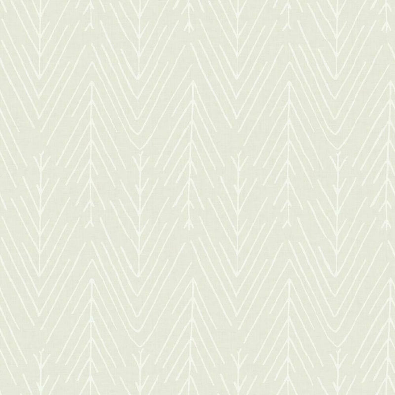 Twig Hygge Herringbone Peel and Stick Wallpaper Peel and Stick Wallpaper RoomMates Roll Beige 