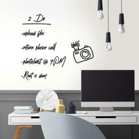 Dry Erase Peel and Stick Wallpaper Peel and Stick Wallpaper RoomMates   