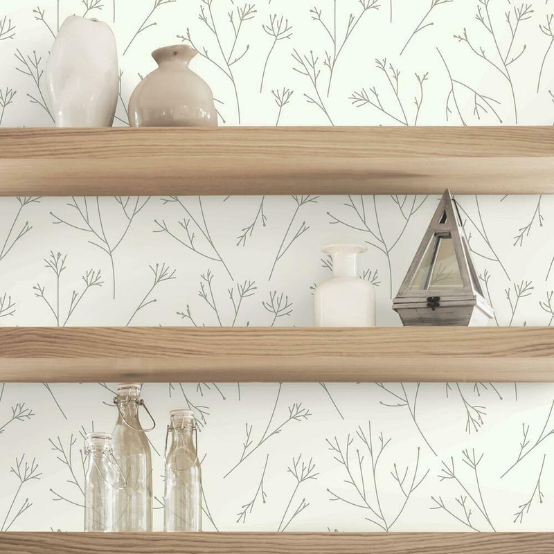Twigs Peel and Stick Wallpaper Peel and Stick Wallpaper RoomMates   