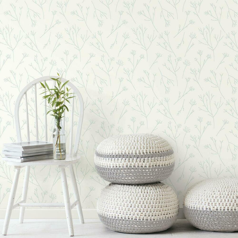 Twigs Peel and Stick Wallpaper Peel and Stick Wallpaper RoomMates   