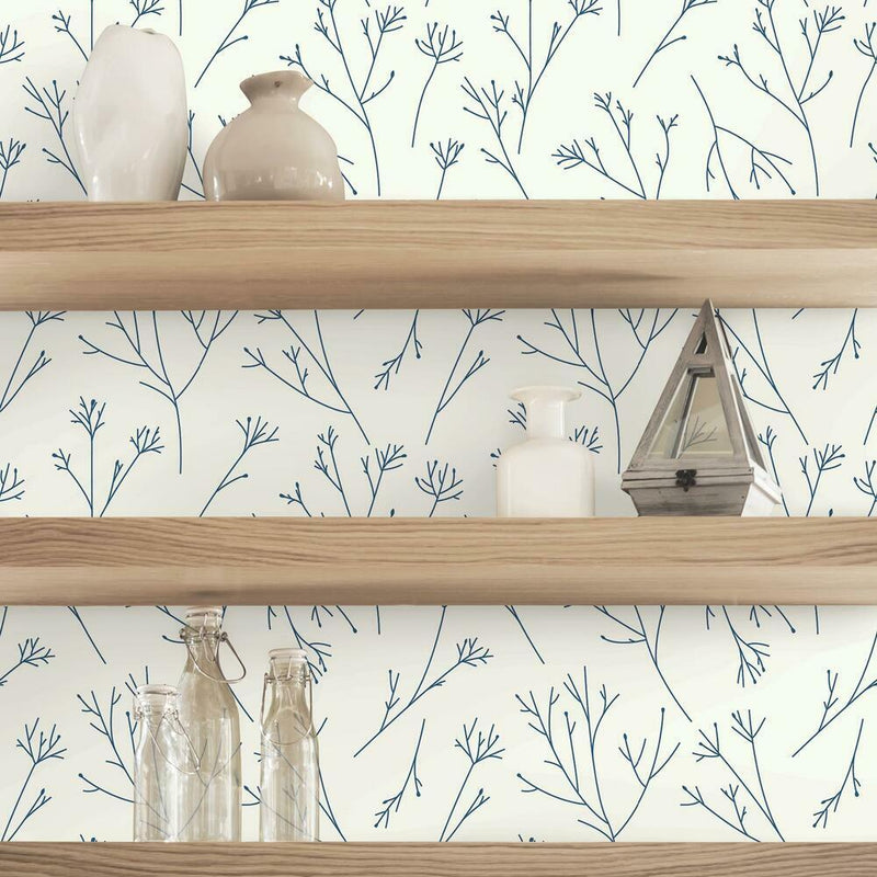 Twigs Peel and Stick Wallpaper Peel and Stick Wallpaper RoomMates   